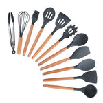 12PCS Silicone Kitchenware Cooking Utensils Set Heat Resistant Kitchen Non-Stick Cooking Utensils Baking Tools With Storage Box