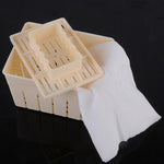 Homemade DIY Tofu Press Tofu Maker Tofu Machine Pressing Mould Kit Cheese Molds Cheese Cloth Kitchen Tool Tofu Molds