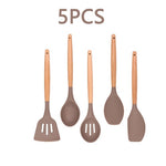 12PCS Silicone Kitchenware Cooking Utensils Set Heat Resistant Kitchen Non-Stick Cooking Utensils Baking Tools With Storage Box