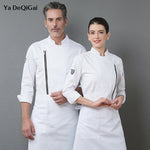 Food service jacket restaurant Chef Clothing Hotel Kitchen Workwear Long Sleeve Spring and autumn Chef Cooks Uniforms new shirts