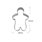 Christmas Cookie Cutters Stainless Steel Cute Animal Candy Shape Biscuit Mold DIY Fondant Pastry Decorating Baking Cooking Tools