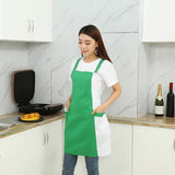 kitchen aprons for woman coffee shop and hairdresser Sleeveless work apron bib cooking work clothing antifouling aprons LOGO