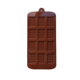 DIY chocolate mold silicone waffle pudding mold baking tools ice grid cake home decor kitchen cooking tools