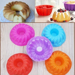 2 Pcs  Cake Bread Silicone Bakeware Creative Cooking Mold