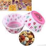 Beatiful 100 pcs/lot Cooking Tools Grease-proof Paper Cup Cake Liners Baking Cup Muffin Kitchen Cupcake Cases Cake Mold