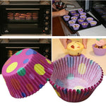 Beatiful 100 pcs/lot Cooking Tools Grease-proof Paper Cup Cake Liners Baking Cup Muffin Kitchen Cupcake Cases Cake Mold