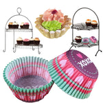 Beatiful 100 pcs/lot Cooking Tools Grease-proof Paper Cup Cake Liners Baking Cup Muffin Kitchen Cupcake Cases Cake Mold