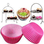 Beatiful 100 pcs/lot Cooking Tools Grease-proof Paper Cup Cake Liners Baking Cup Muffin Kitchen Cupcake Cases Cake Mold