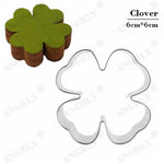 Christmas Cookie Cutter Stainless Steel Cut Candy Biscuit Mold Cooking Tools Christmas Theme Metal Cutters Mould Snowflake Snowm