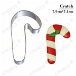 Christmas Cookie Cutter Stainless Steel Cut Candy Biscuit Mold Cooking Tools Christmas Theme Metal Cutters Mould Snowflake Snowm