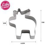 Christmas Cookie Cutters Stainless Steel Cute Animal Candy Shape Biscuit Mold DIY Fondant Pastry Decorating Baking Cooking Tools